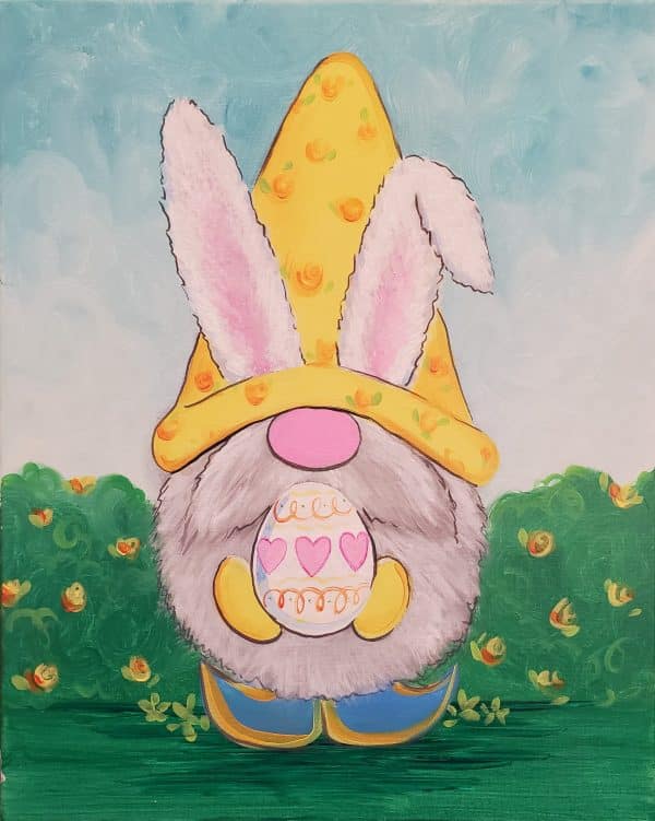 Paint and Sip 04.16.25 - Bunny Gnome