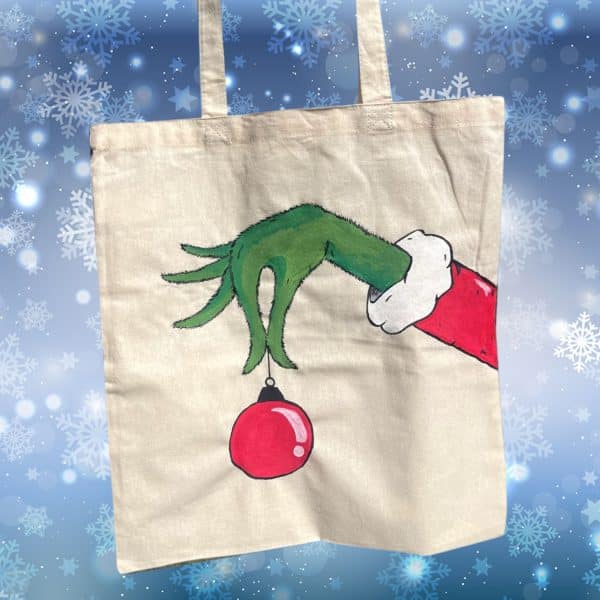 Christmas Create & Take - Grinch Tote Bag 12.05.24